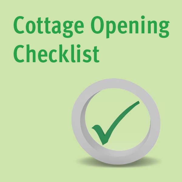 Cottage Check list