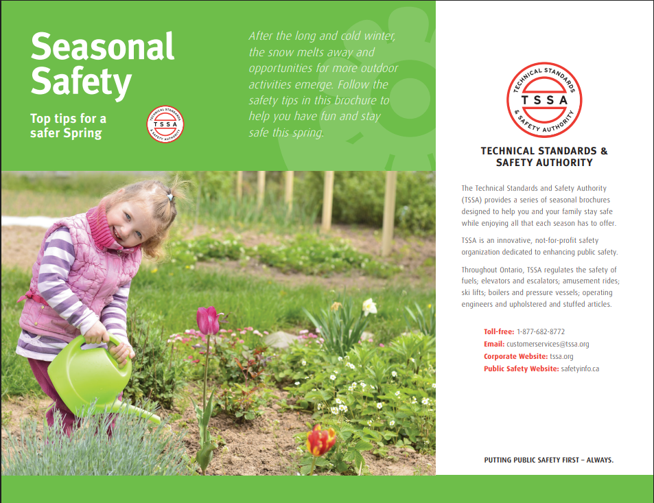 Spring Safety Brochure